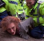 GMP POLICING BARTON MOSS PROTESTS SALFORD